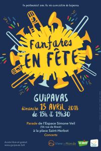 Fanfares en fête à Guipavas. Le dimanche 15 avril 2018 à Guipavas. Finistere.  15H00